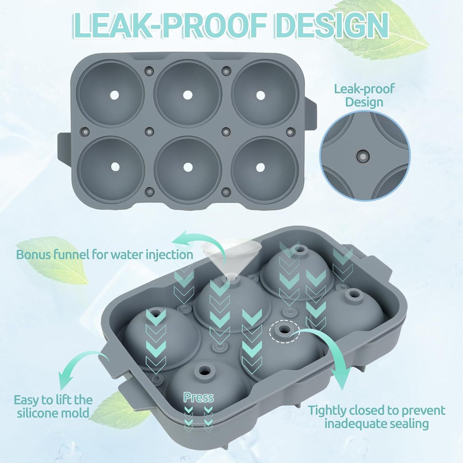 Molde de Hielo de Silicona Guo Xu Jiang Fan - 4 Piezas