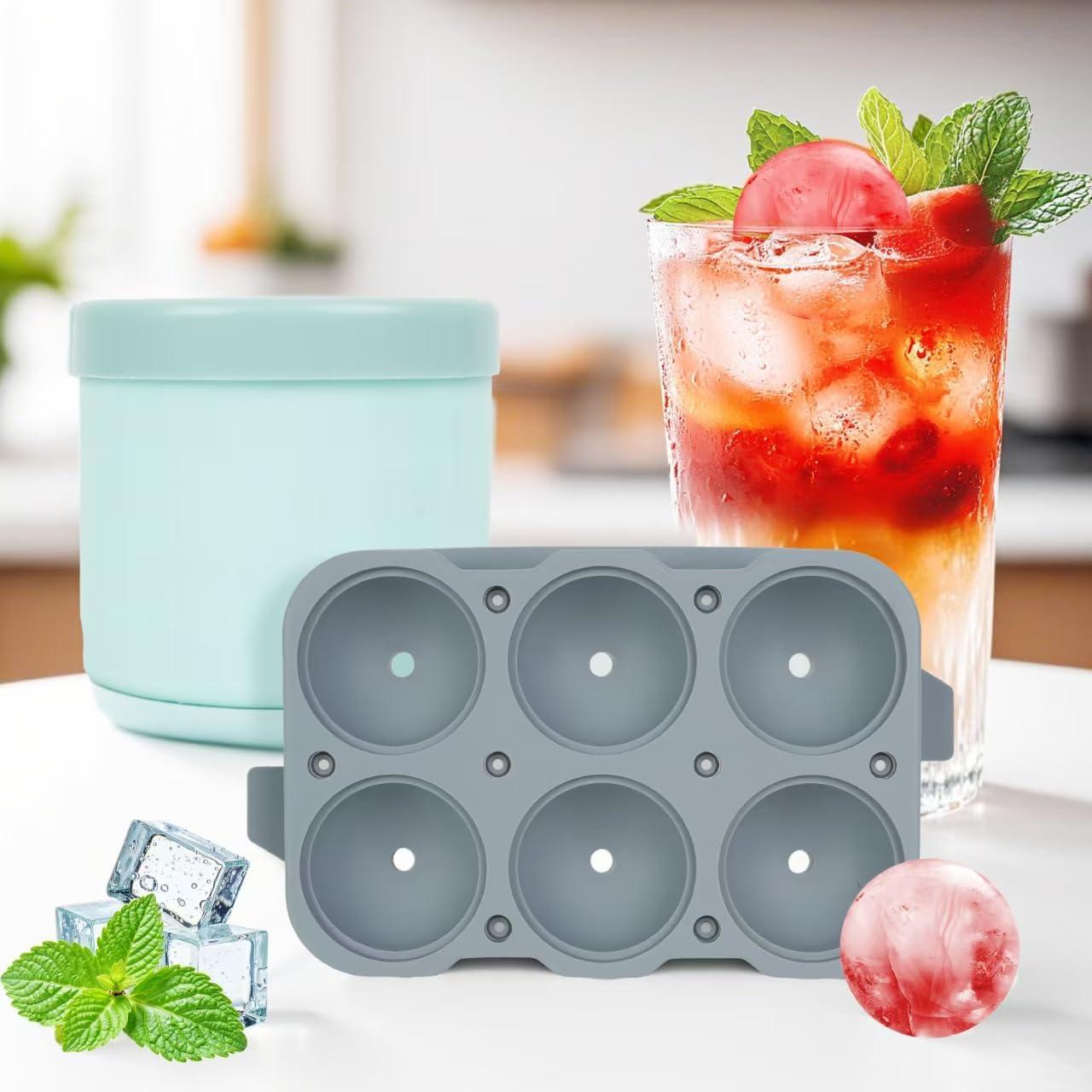 Molde de Hielo de Silicona Guo Xu Jiang Fan - 4 Piezas