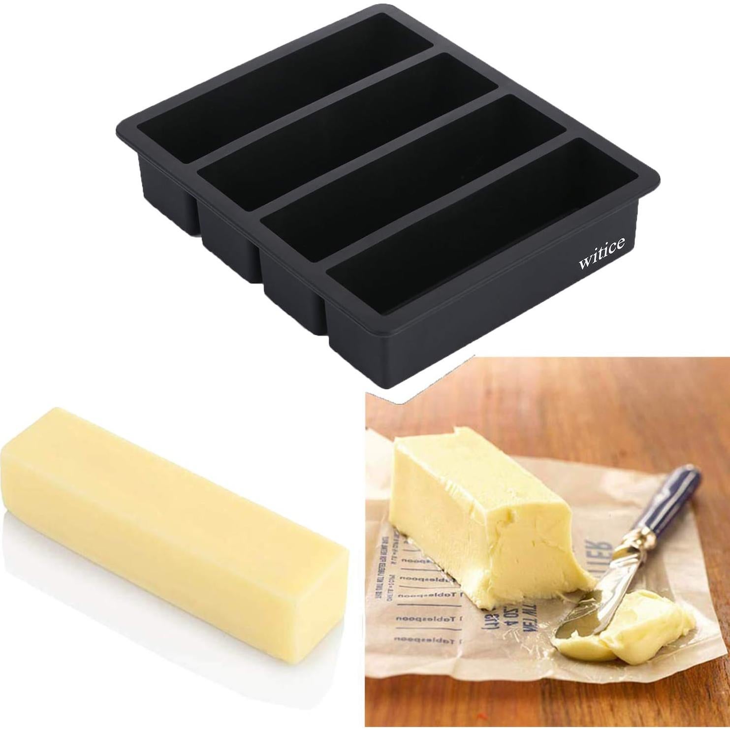 Bandejas de Hielo de Silicona Witice - 2 Piezas, Cubos Grandes