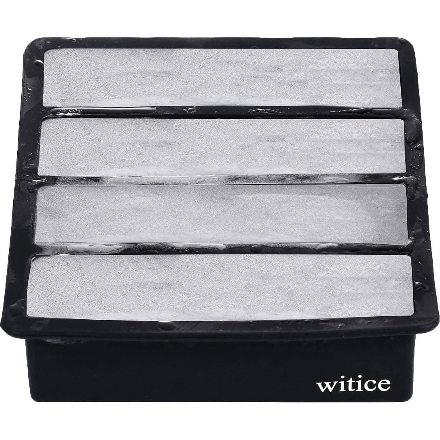 Bandejas de Hielo de Silicona Witice - 2 Piezas, Cubos Grandes