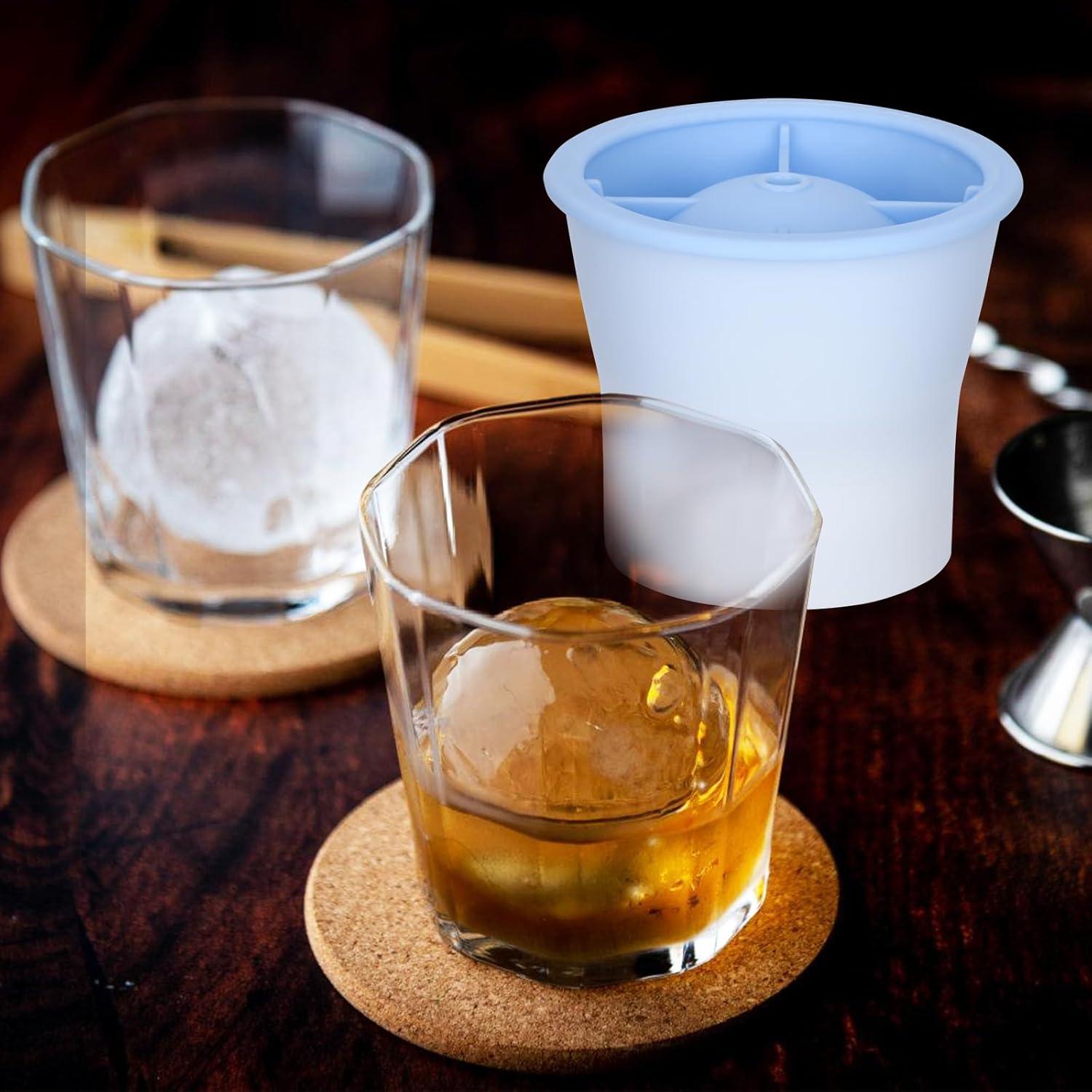 Molde de Hielo Esférico XIORRY 6 PCS Silicona Azul