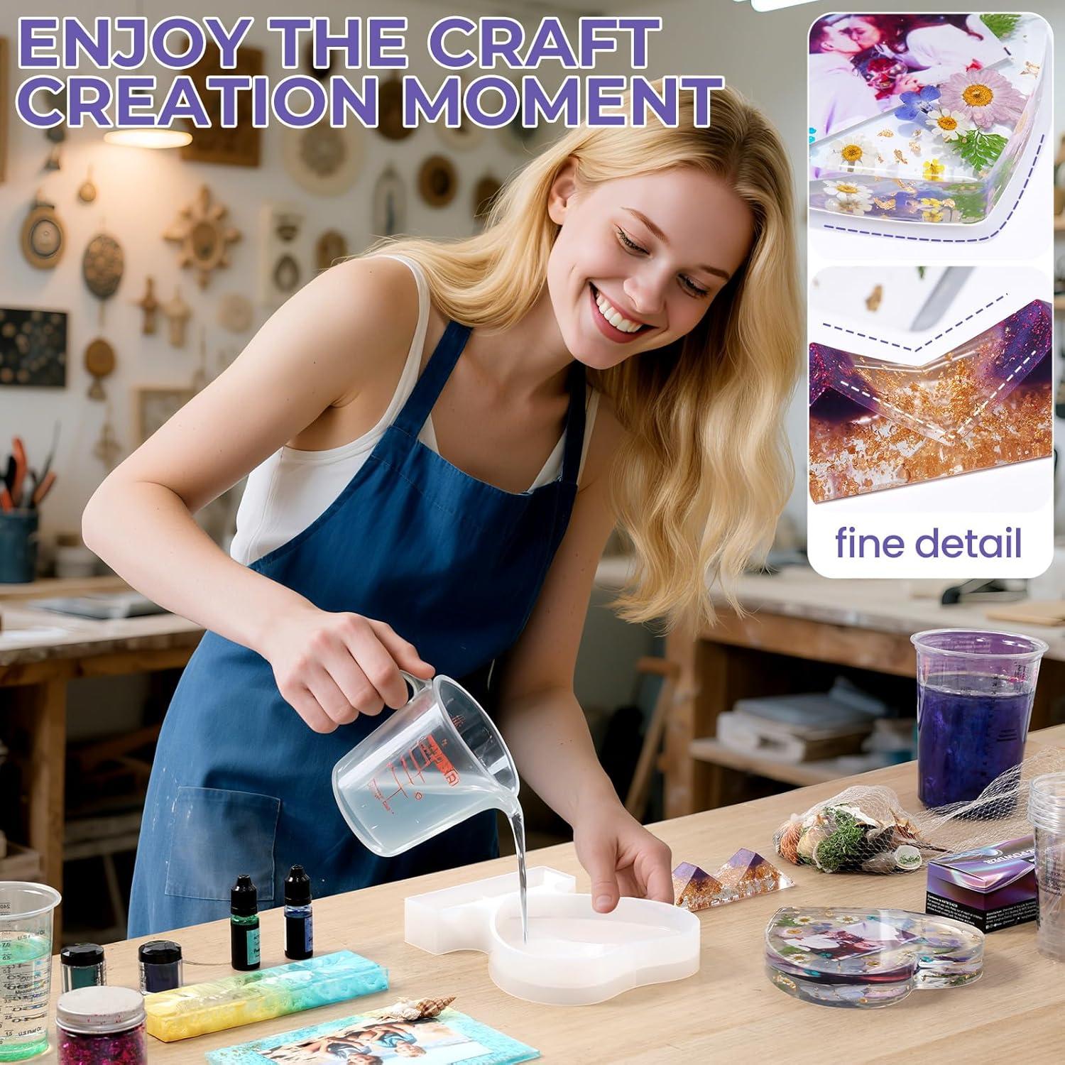 Moldes de Resina para Marcos de Fotos LET'S RESIN 2 Piezas