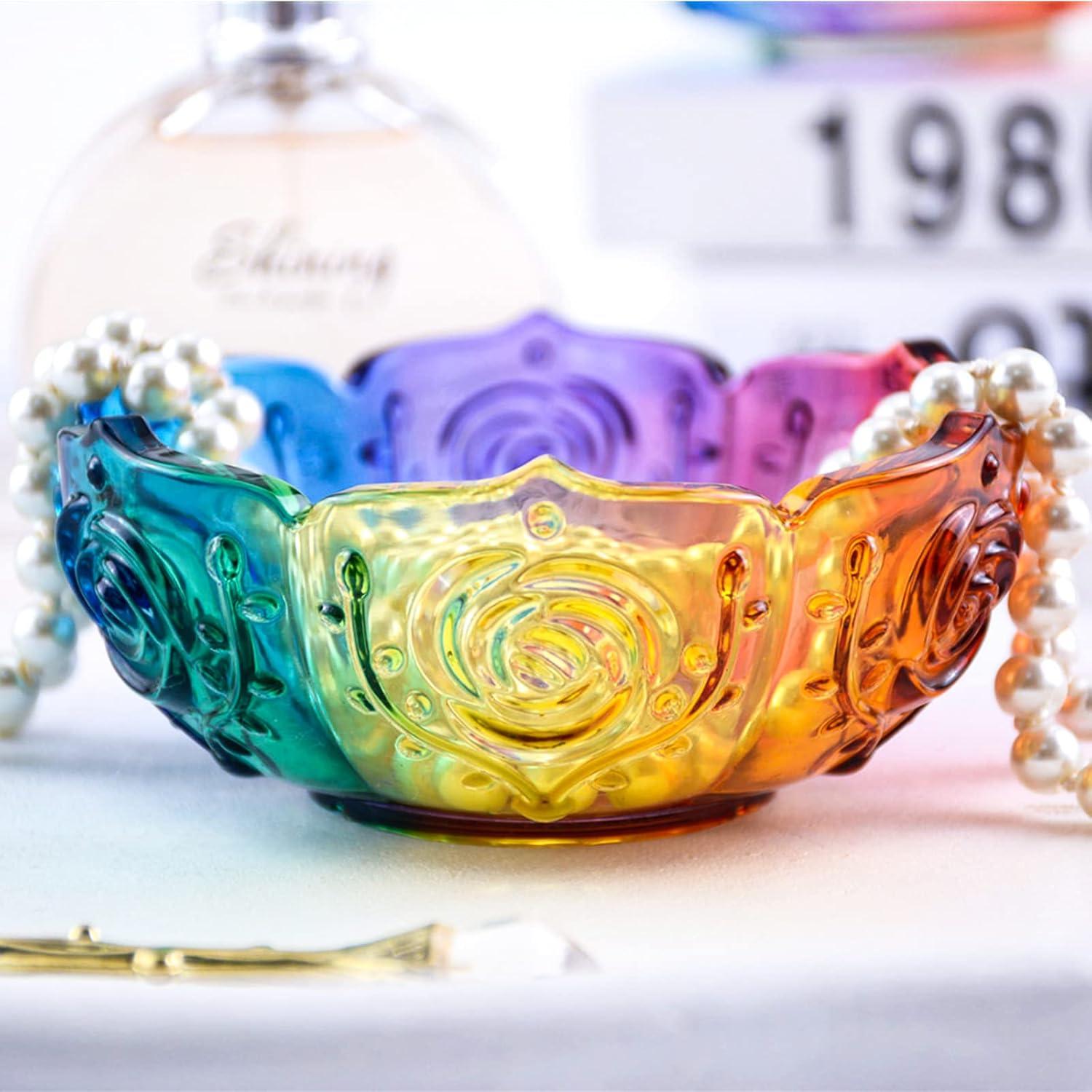 Molde de Silicona Wehous para Tazón de Flor 2 Piezas 11.4cm