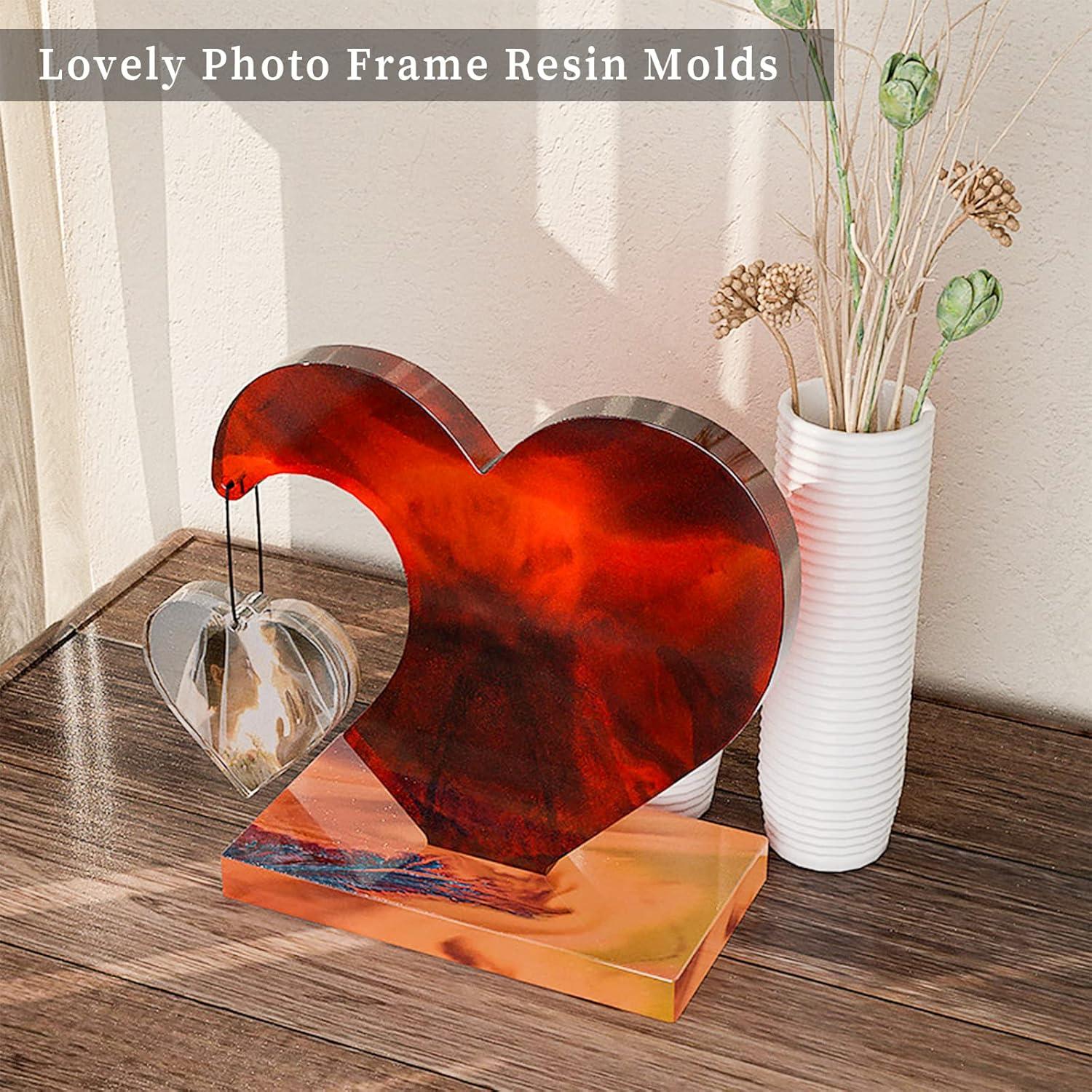 Molde de Silicona Corazón Wehous para Marco de Foto 20x18cm