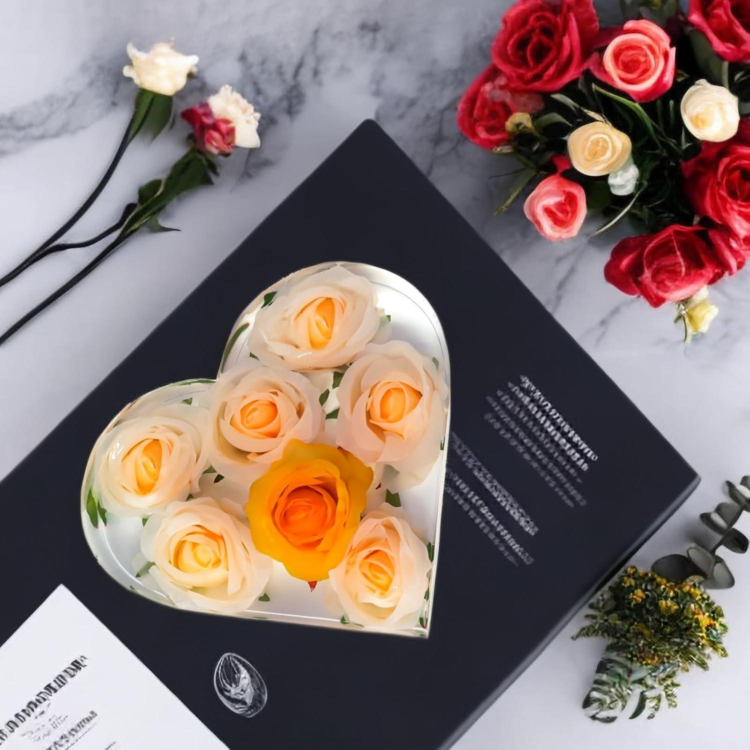 Moldes de Silicona para Resina Epóxica YOILES - Corazón