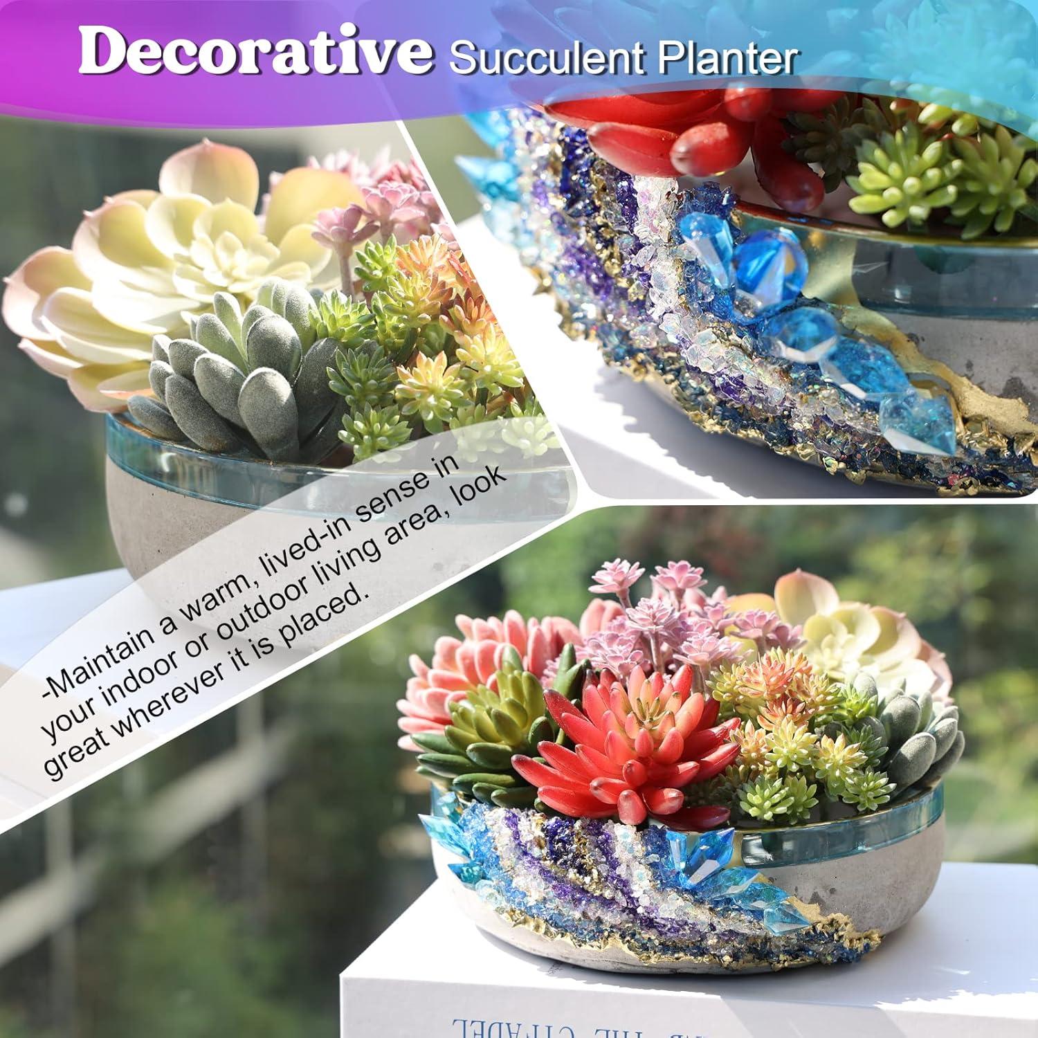 Molde de Silicona Redondo LET'S RESIN 20.3 cm para Maceta