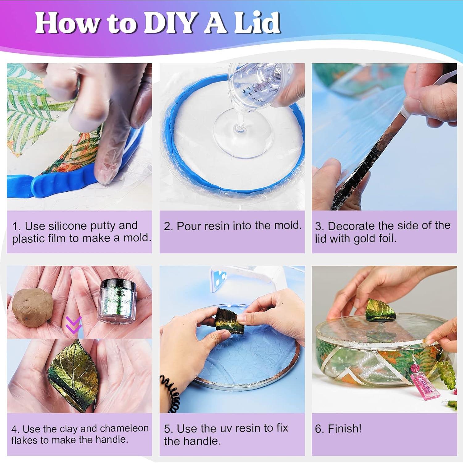 Molde de Silicona Redondo LET'S RESIN 20.3 cm para Maceta