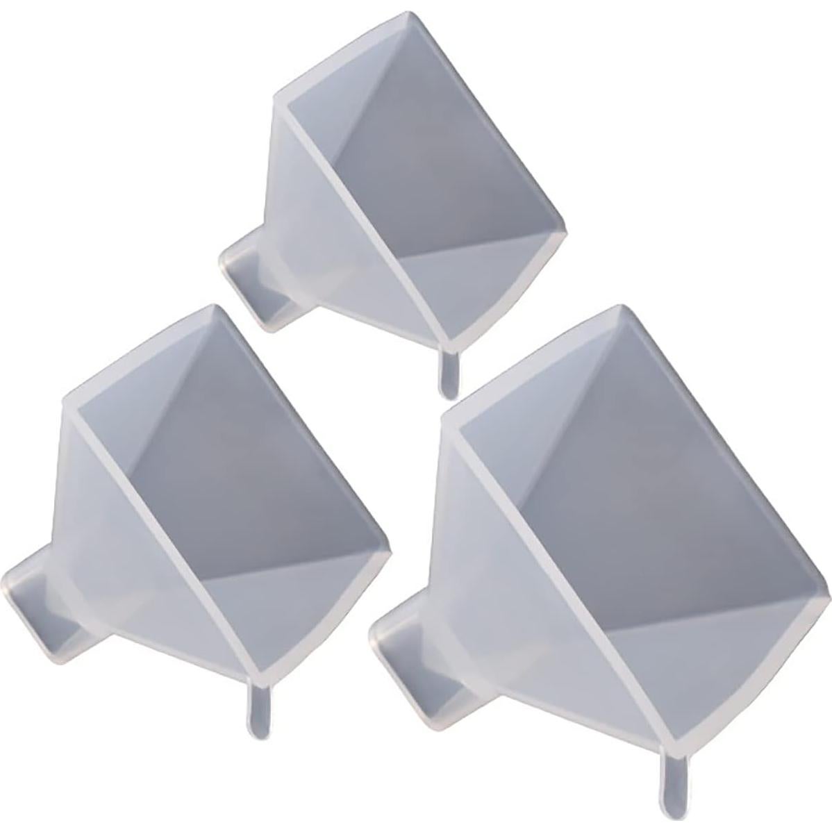 Paquete de 3 Moldes de Silicona Pirámide ESEDAGE 5cm
