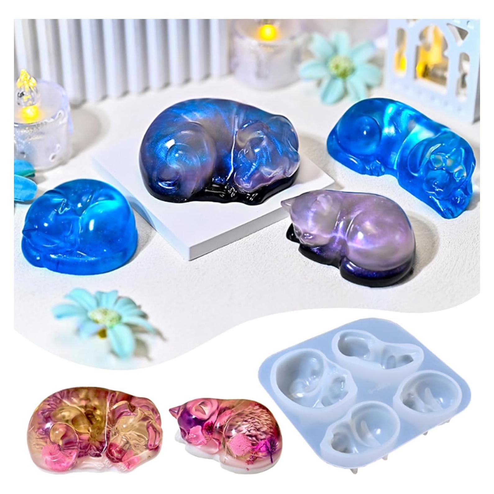 Molde de Silicona para Resina de Gato y Perro Anlan-angel