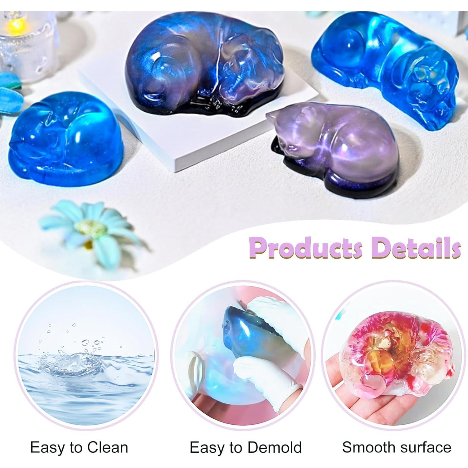 Molde de Silicona para Resina de Gato y Perro Anlan-angel