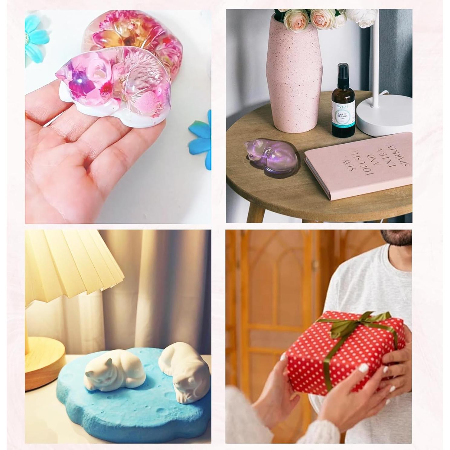 Molde de Silicona para Resina de Gato y Perro Anlan-angel