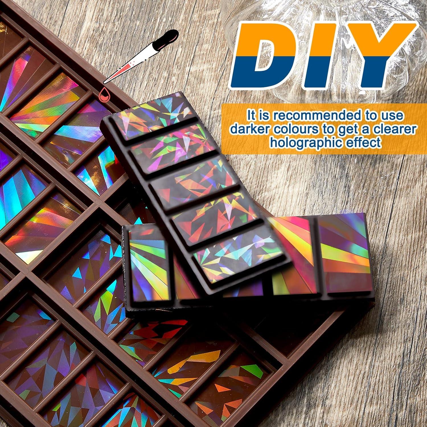 Moldes de Chocolate Holográficos Ziliny - Silicona 25x17 cm