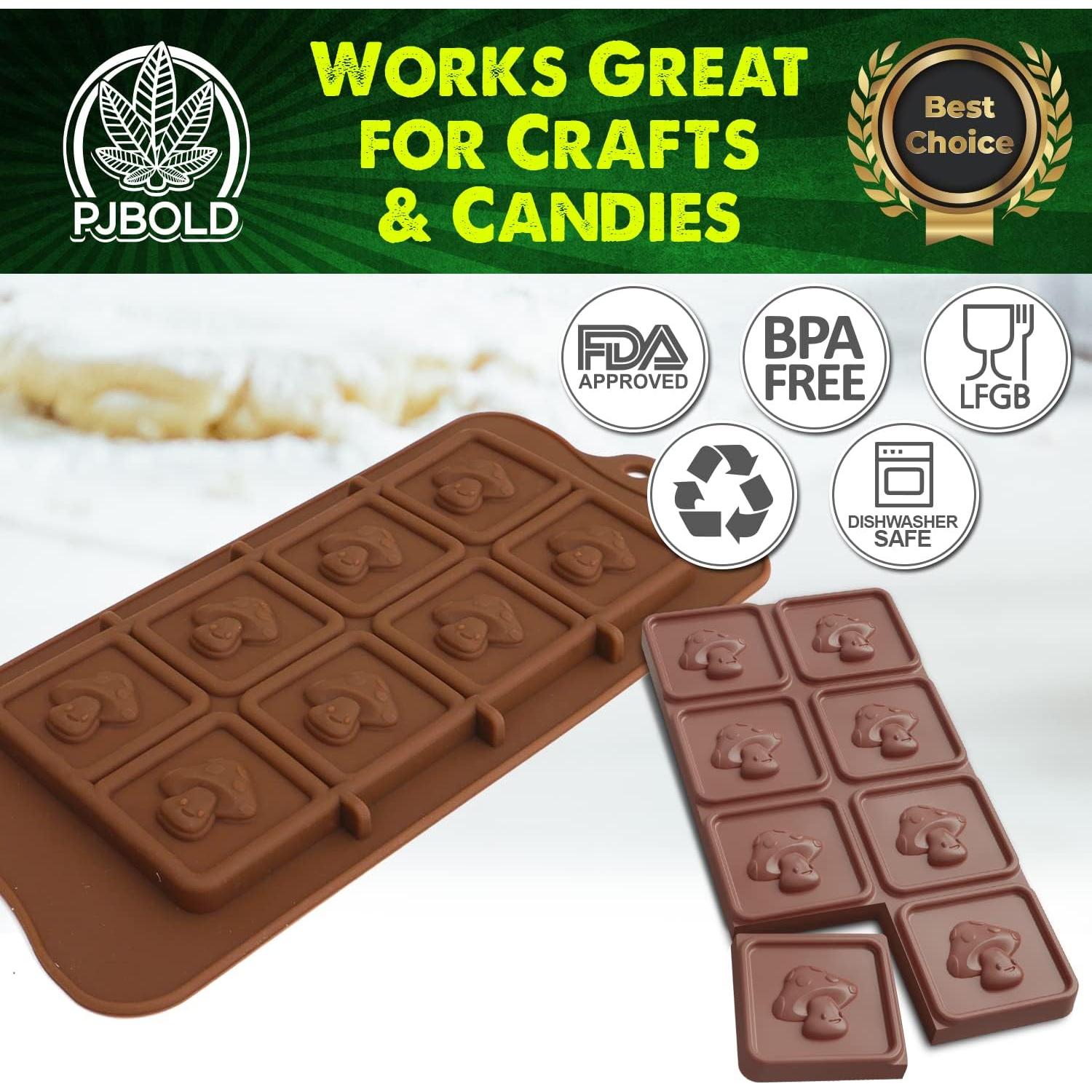 Molde de Silicona para Caramelos PJ Bold - 2 Piezas