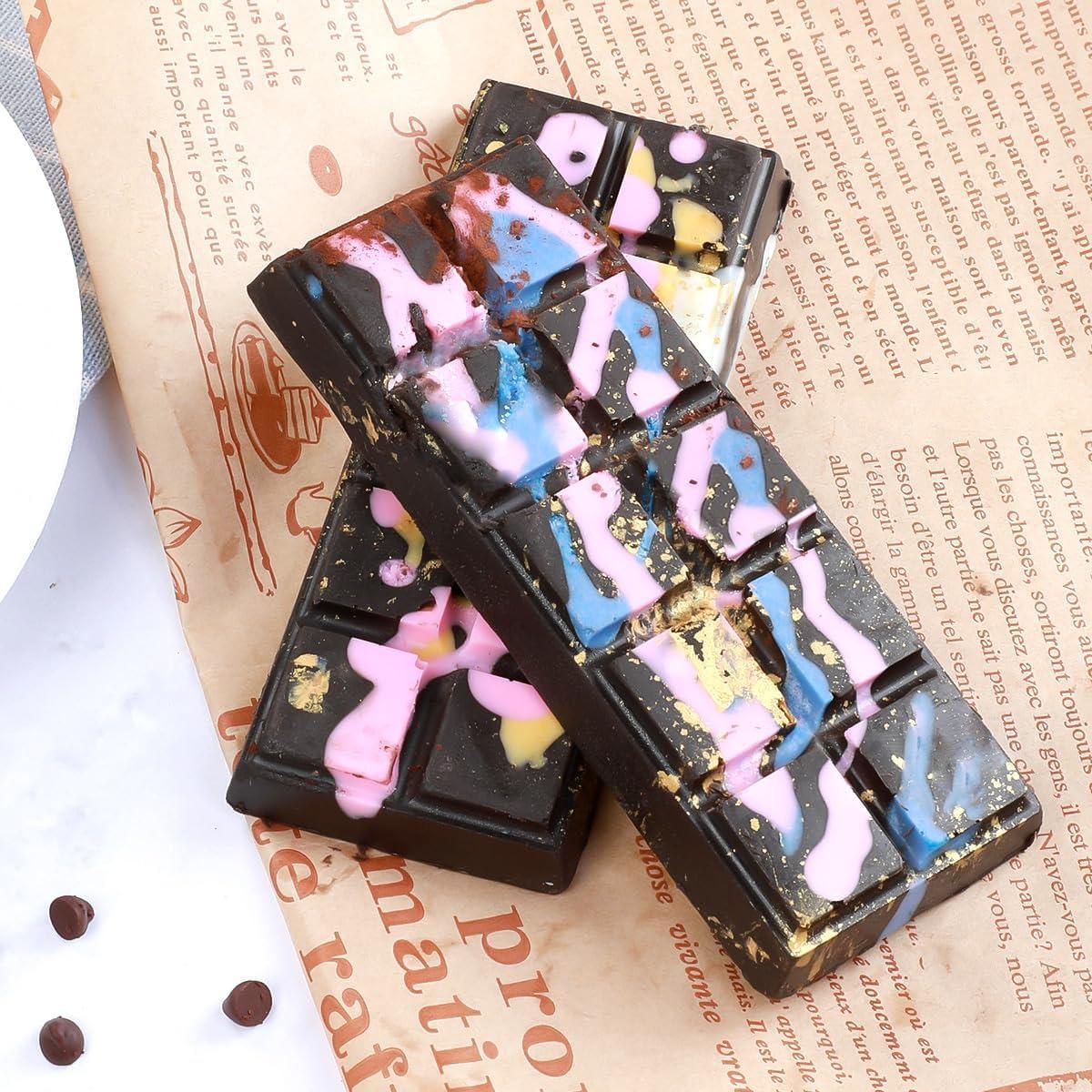 Moldes de Chocolate Profundos de Silicona FUNBAKY 2 Piezas