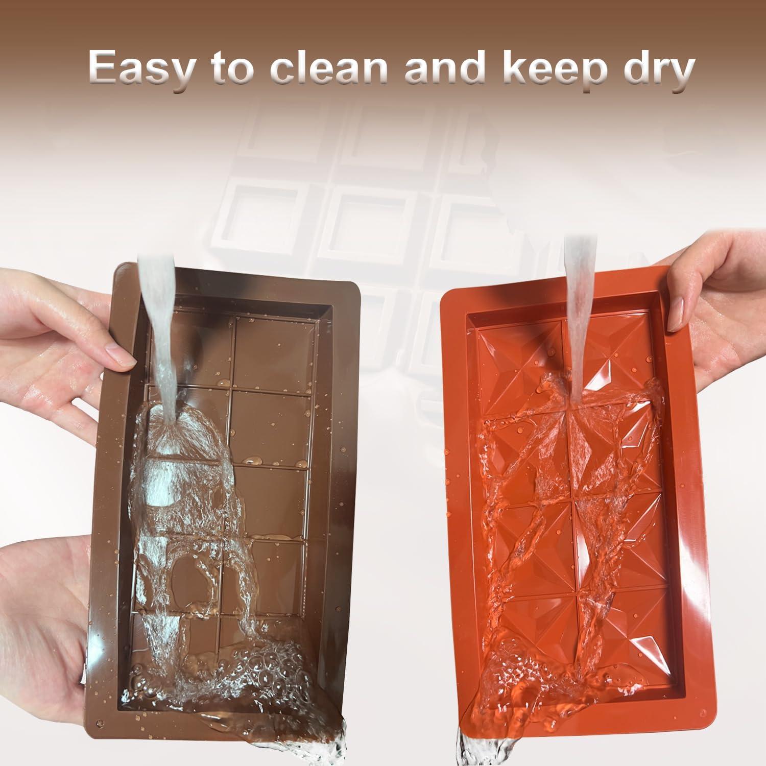 Moldes de Chocolate Profundo Mauts-inus 3 Piezas Silicona 25.4 cm