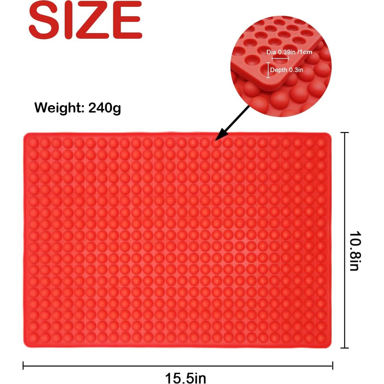 Molde de Silicona Redondo Mini 468 Cavidades Bongpuda