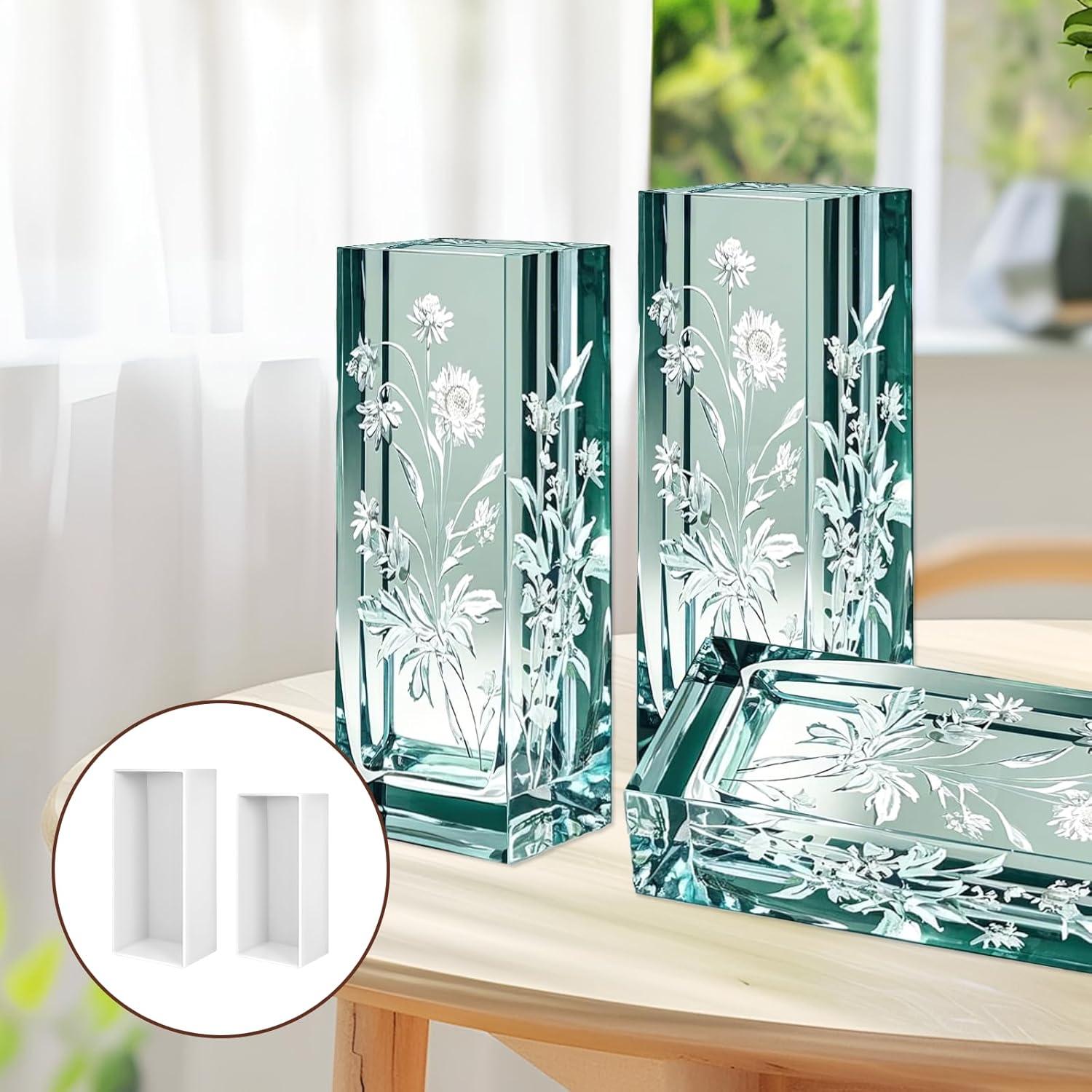 Moldes Rectangulares de Silicona para Resina Epóxica Xthrotsenk - 2 Tamaños