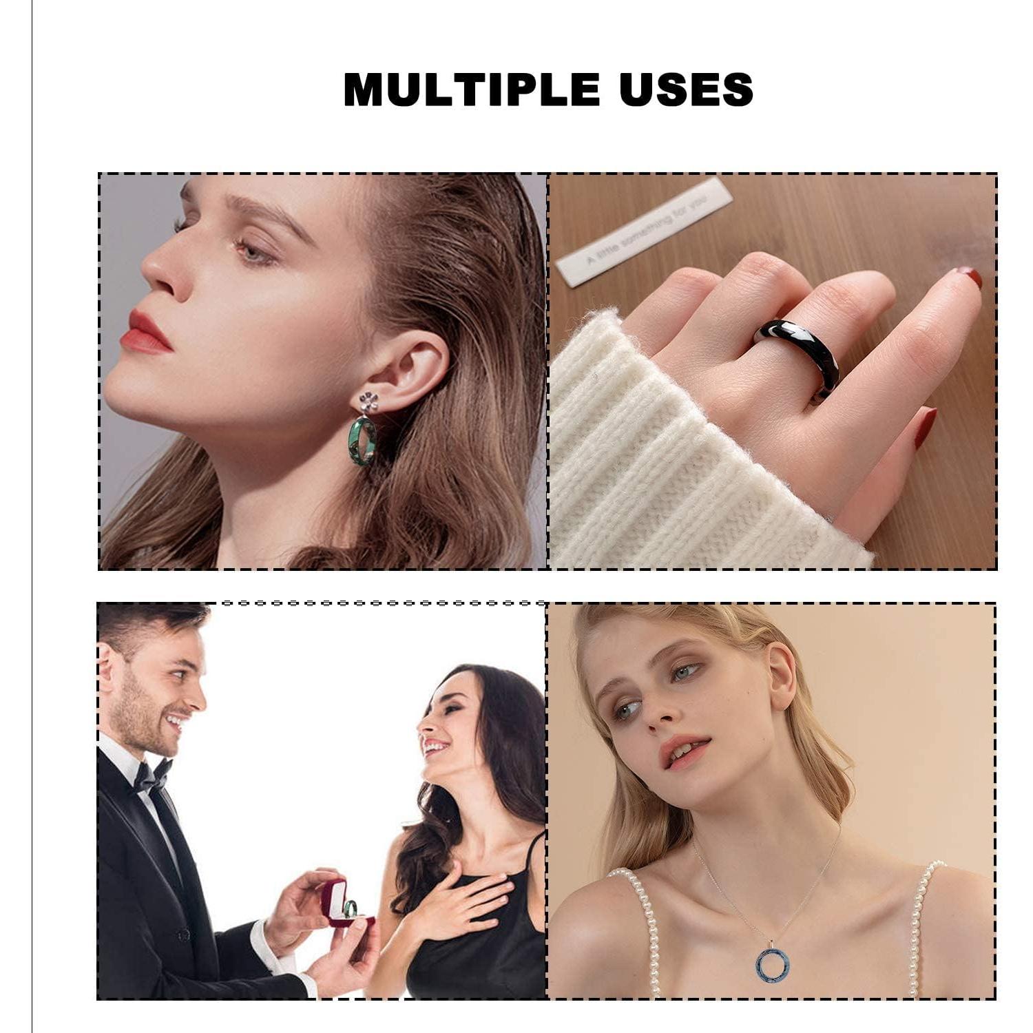 Moldes de Silicona para Anillos DOODA, 14 Tamaños, 5.5mm Ancho