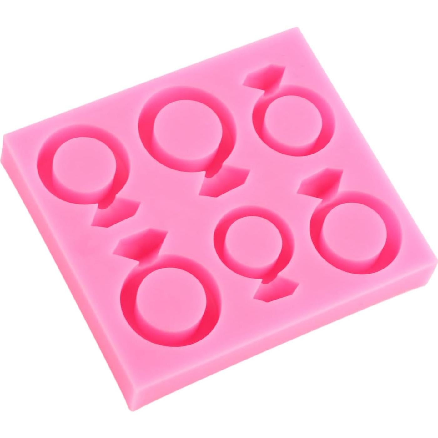 Molde de Silicona Anillo de Diamante XMOLDNMS 9.66x8.58cm