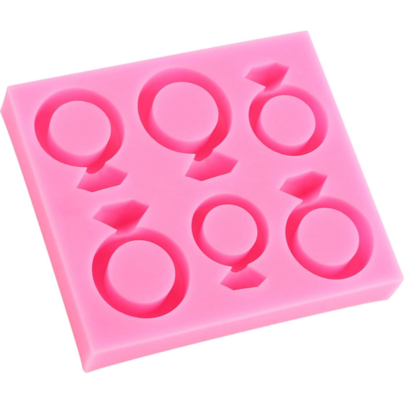 Molde de Silicona Anillo de Diamante XMOLDNMS 9.66x8.58cm