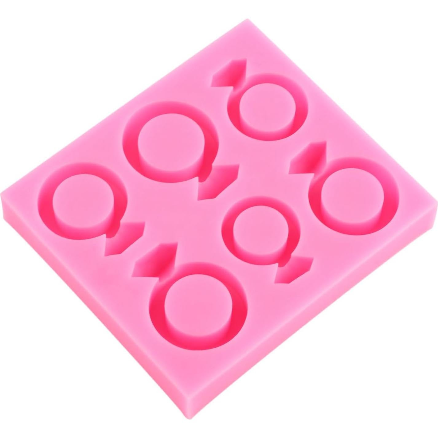 Molde de Silicona Anillo de Diamante XMOLDNMS 9.66x8.58cm