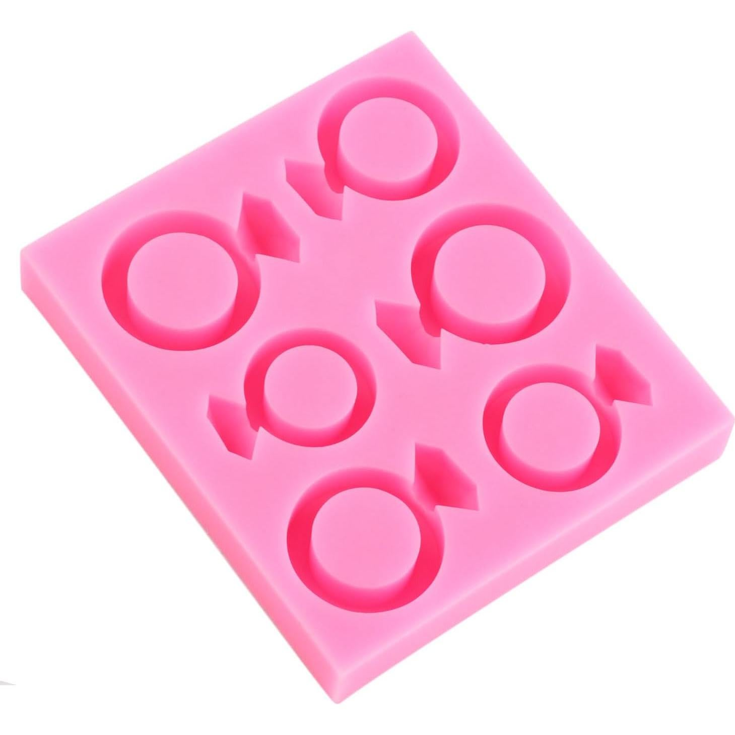 Molde de Silicona Anillo de Diamante XMOLDNMS 9.66x8.58cm