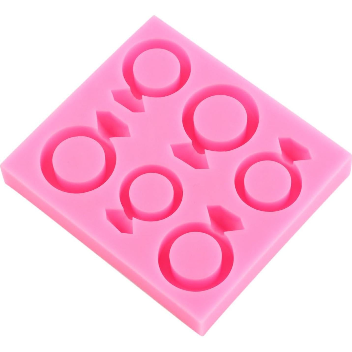 Molde de Silicona Anillo de Diamante XMOLDNMS 9.66x8.58cm