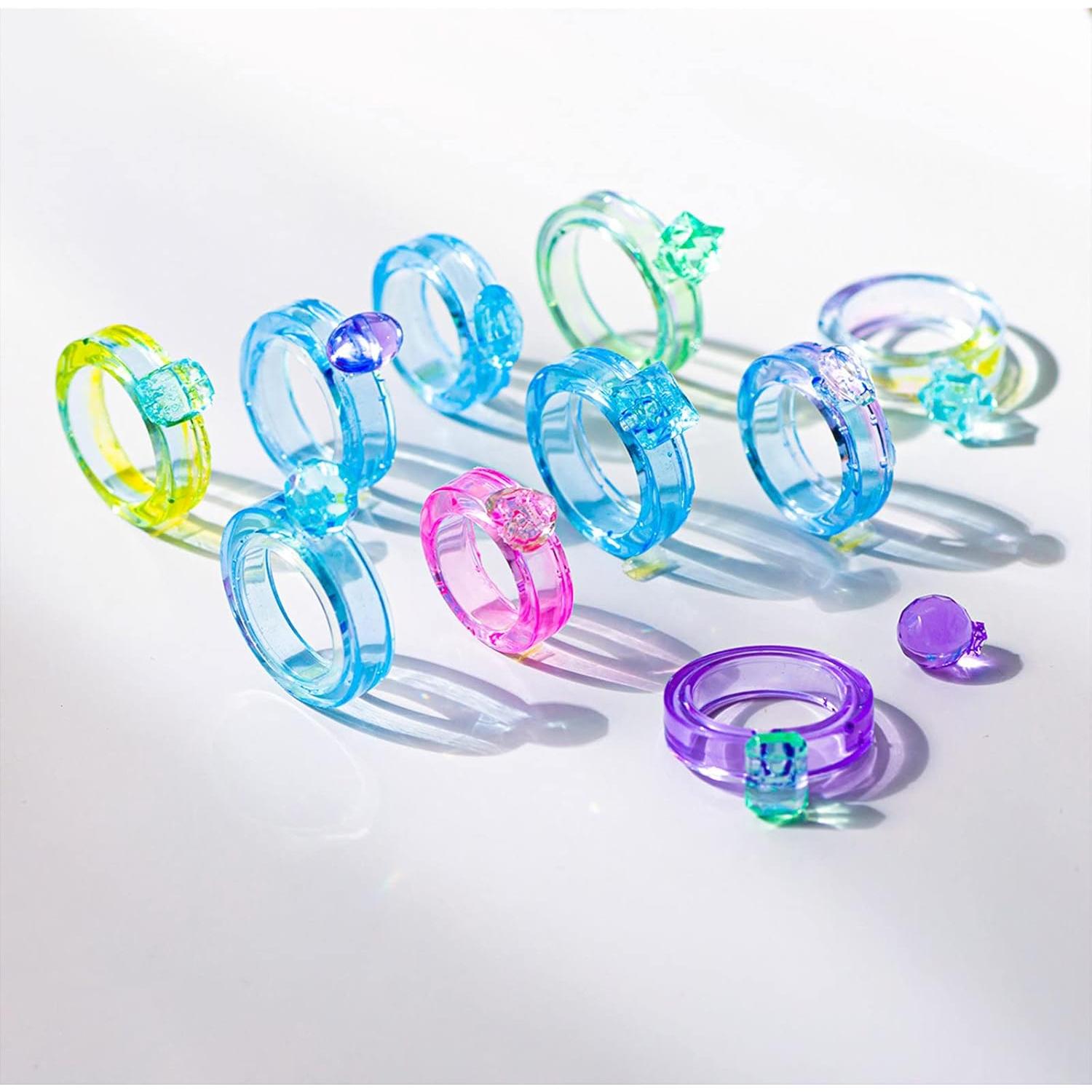 Moldes de Anillos de Silicona BROVITI - 2 Piezas con 7 Tamaños