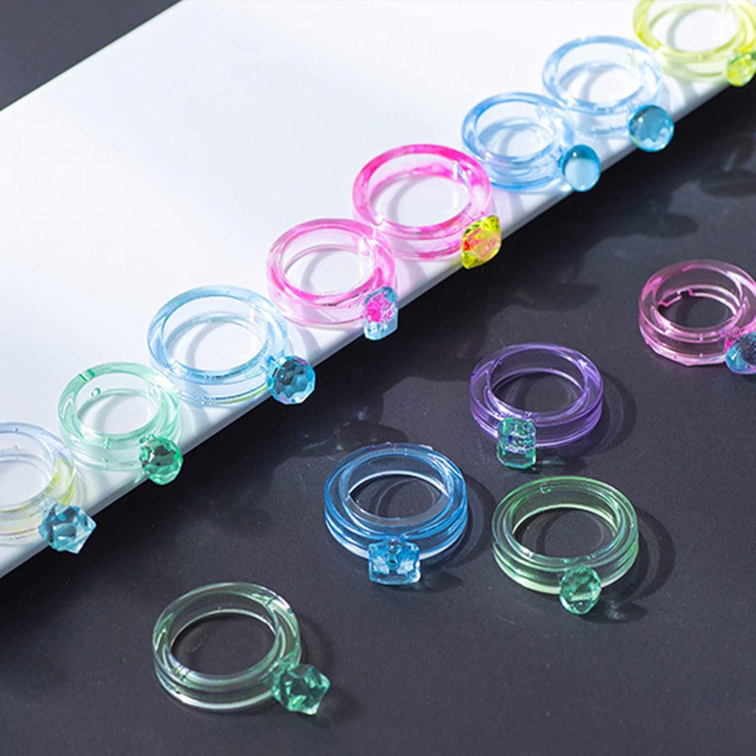 Moldes de Anillos de Silicona BROVITI - 2 Piezas con 7 Tamaños