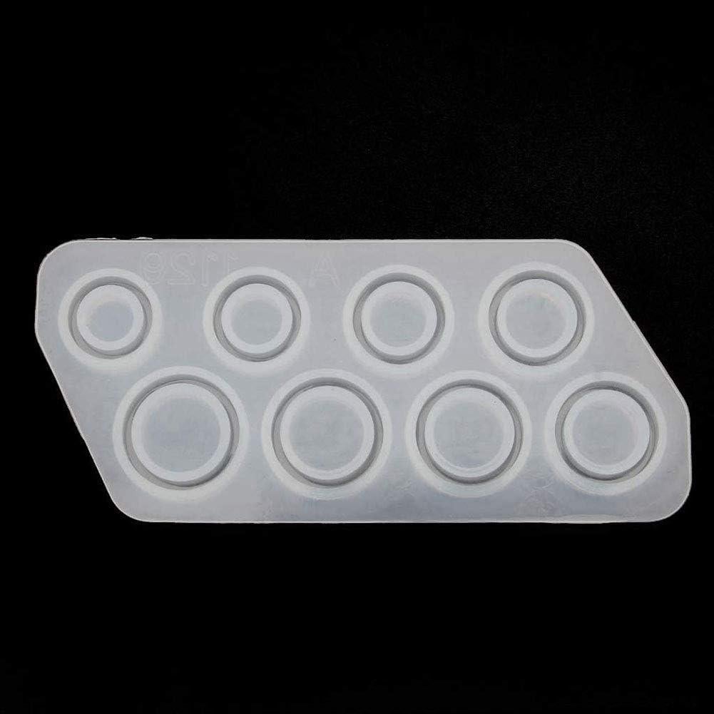Moldes de Silicona para Anillos Szecl - 8 Tamaños 15-22mm