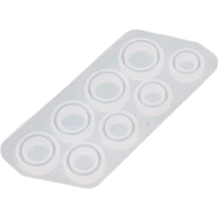 Moldes de Silicona para Anillos Szecl - 8 Tamaños 15-22mm
