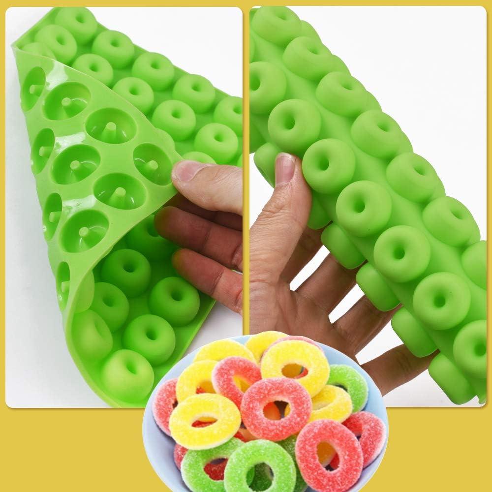 Molde de Silicona para Donuts Mini Newk, 4 Paquetes 48 Cavidades