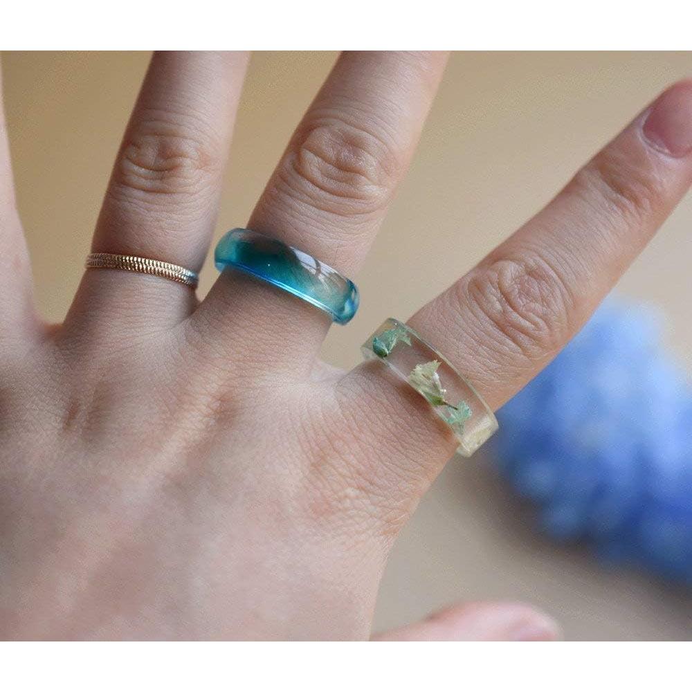 Molde de Silicona para Anillos - 10 Piezas - Fabricación de Joyas