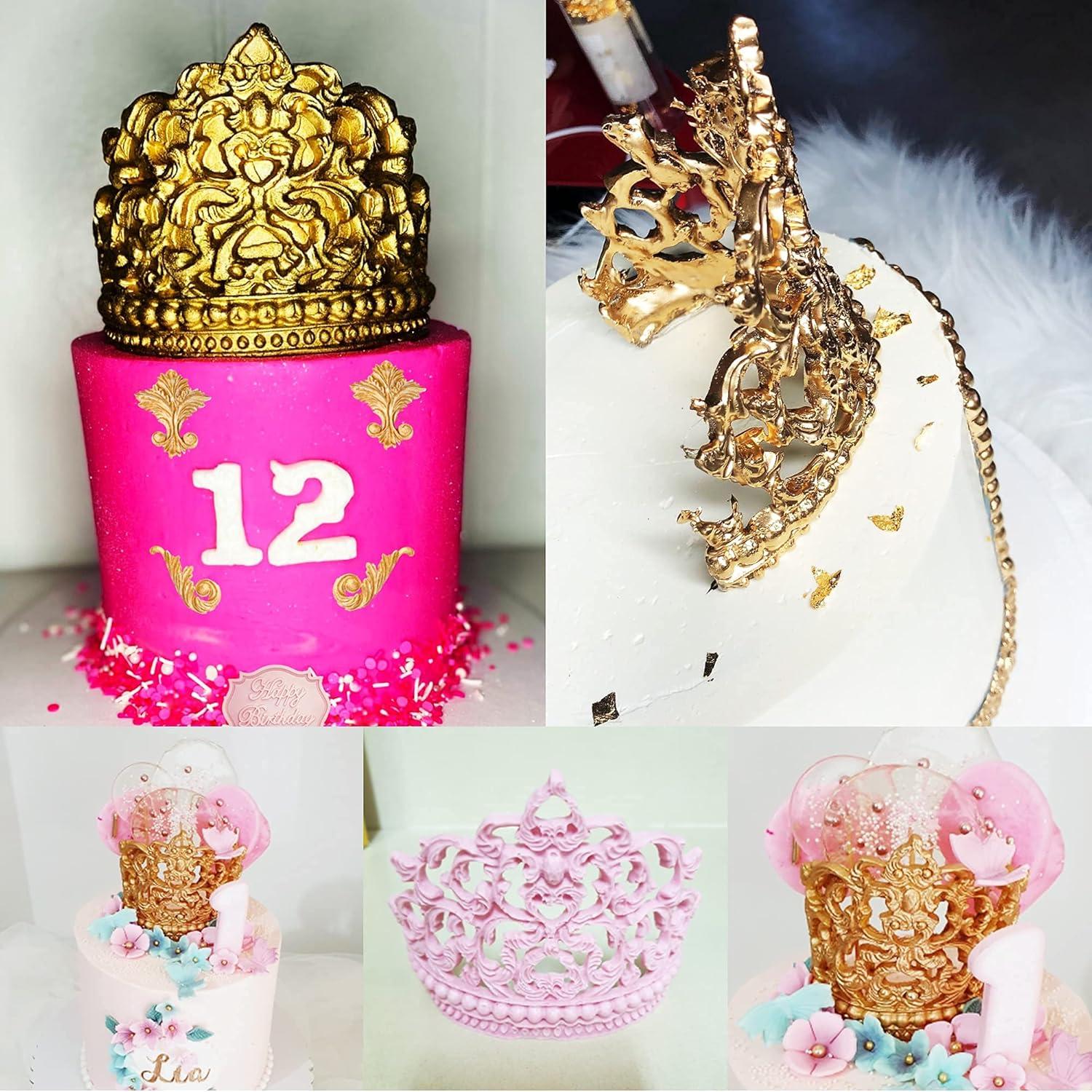 Moldes de Fondant de Silicona Barrocos Muyulin - 3 Pcs