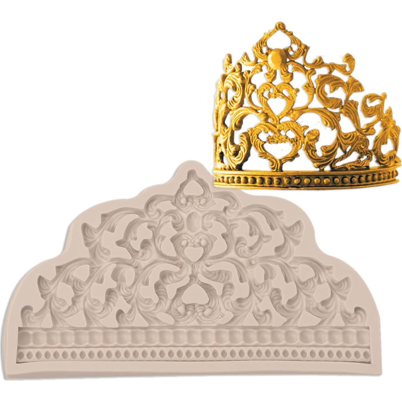 Moldes de Fondant de Silicona Barrocos Muyulin - 3 Pcs