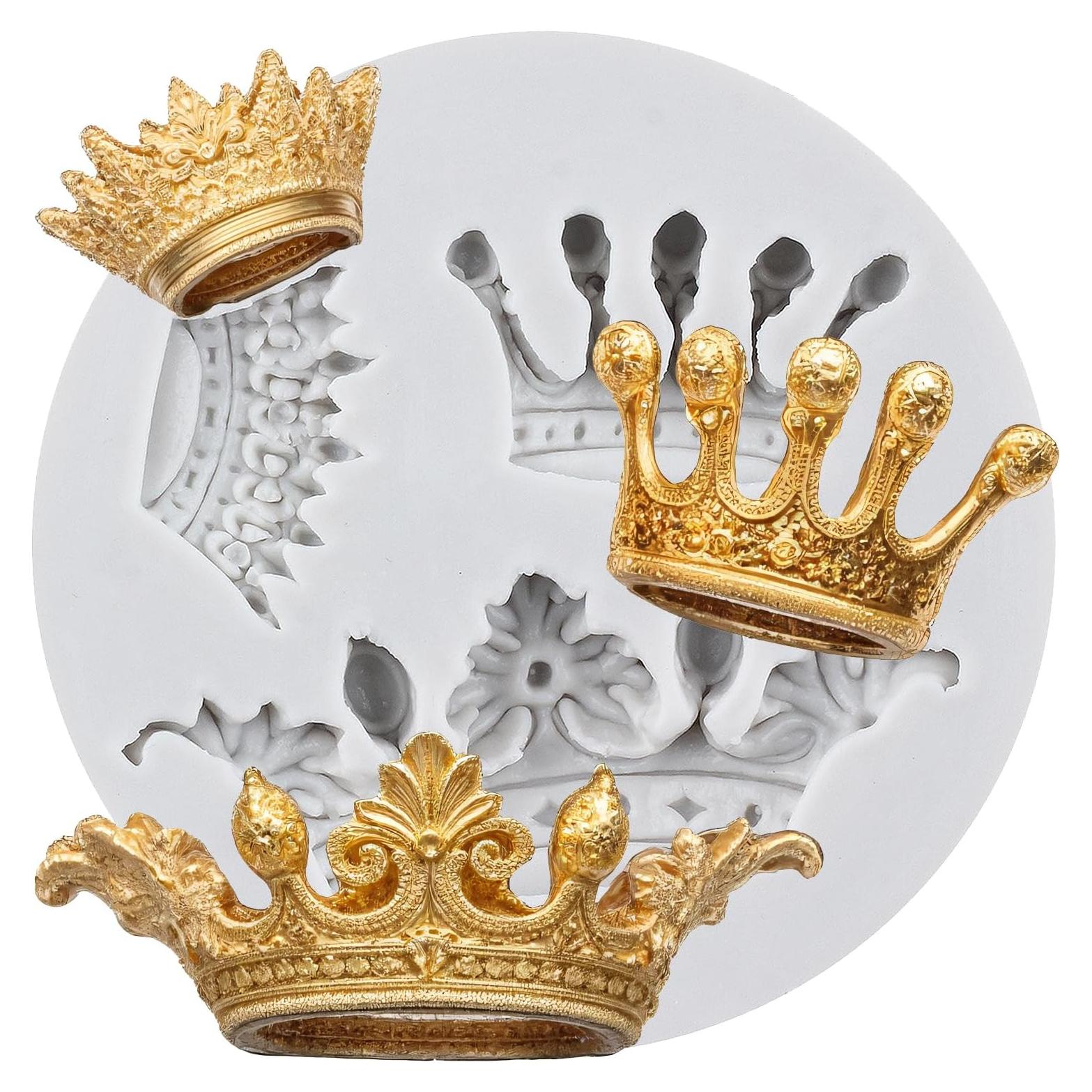 Molde de Silicona de Corona YANQINMS 6.68 cm Reutilizable