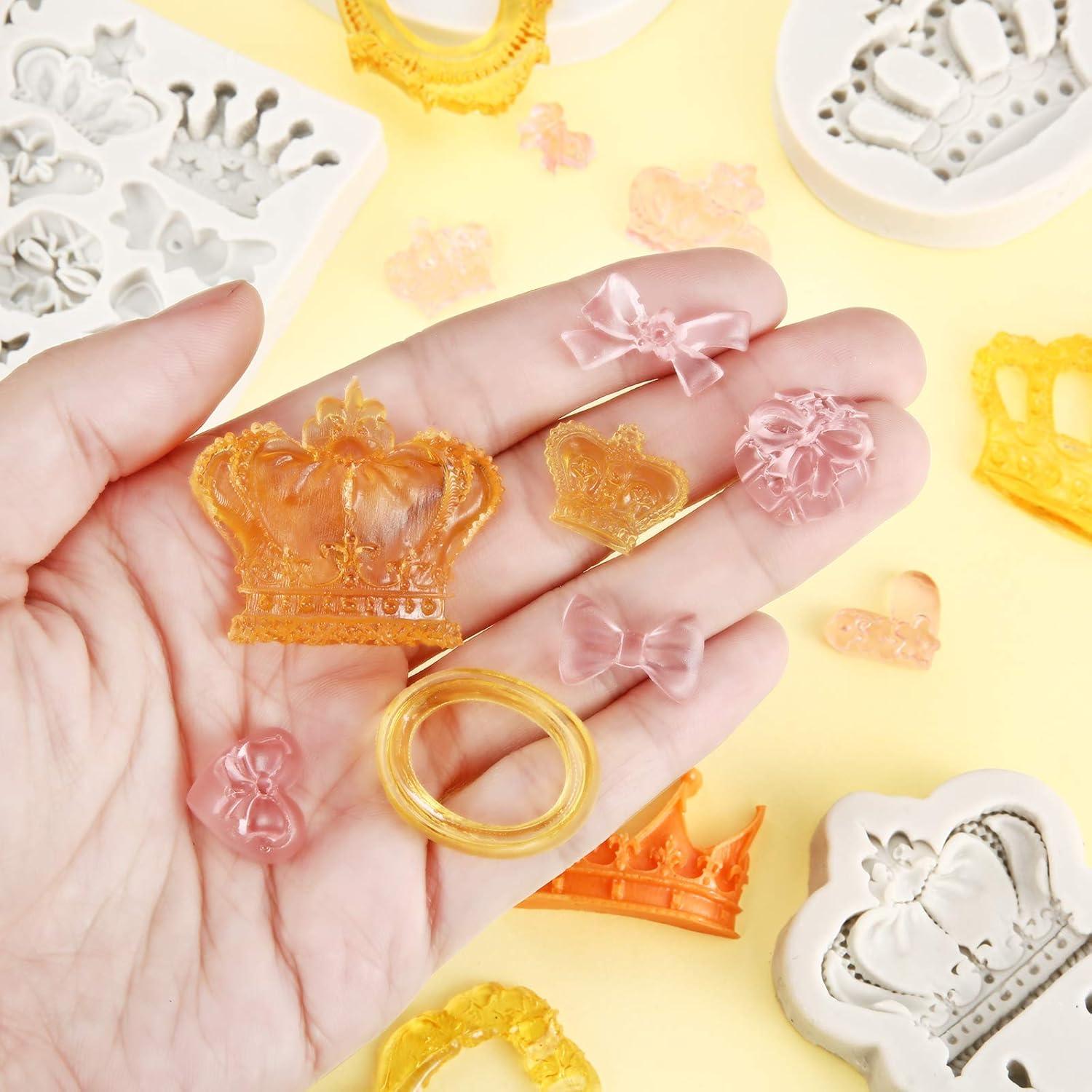 Moldes de Silicona Patelai para Fondant Vintage - 6 Piezas