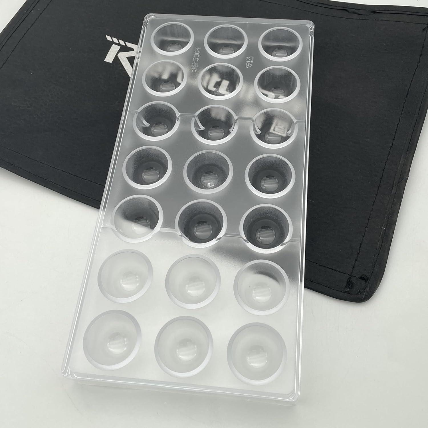 Molde de Chocolate Campana Goldbaking 21 Cavidades Policarbonato