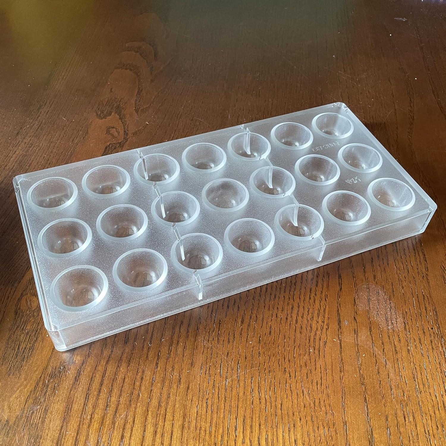 Molde de Chocolate Campana Goldbaking 21 Cavidades Policarbonato