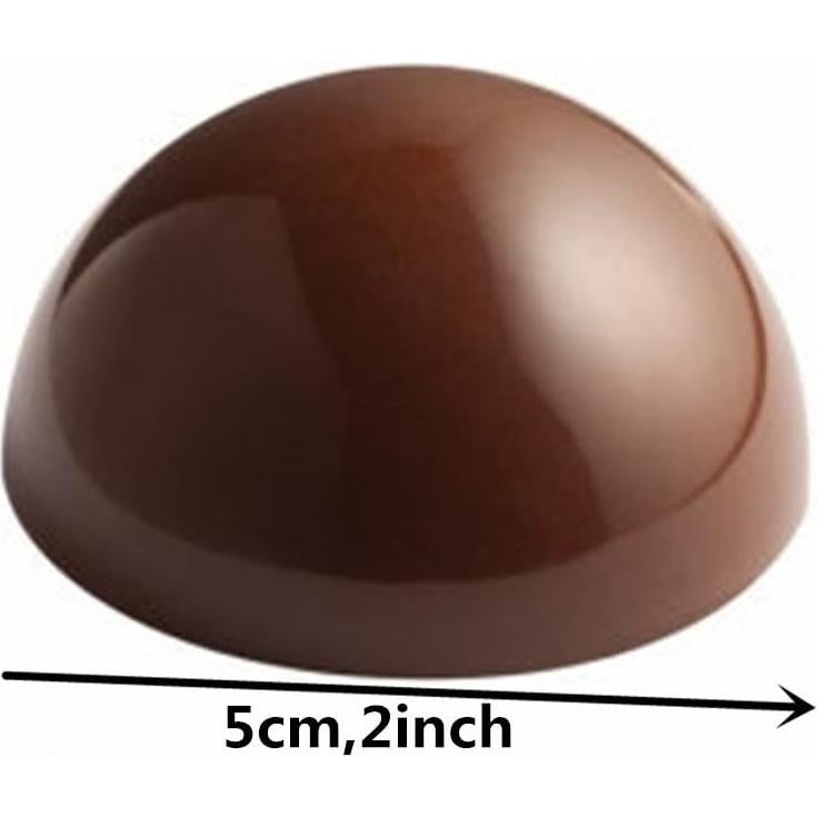 Molde de Chocolate Goldbaking 5.1cm Policarbonato 15 Piezas