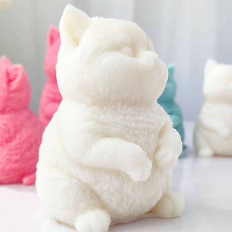 Molde de Silicona para Jabón Gatito XMOX - 8.6x5.5 cm