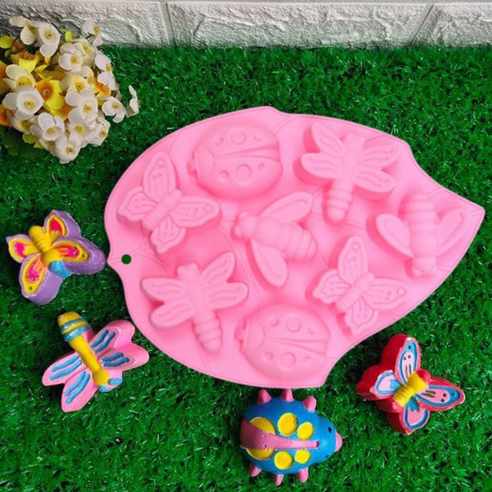 Moldes de Silicona para Gelatina Insectos Accfore 2 Pcs 27x20 cm