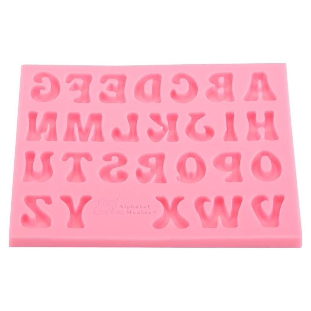 Molde de Silicona para Hornear Chocolate 3D Letras Hilitand