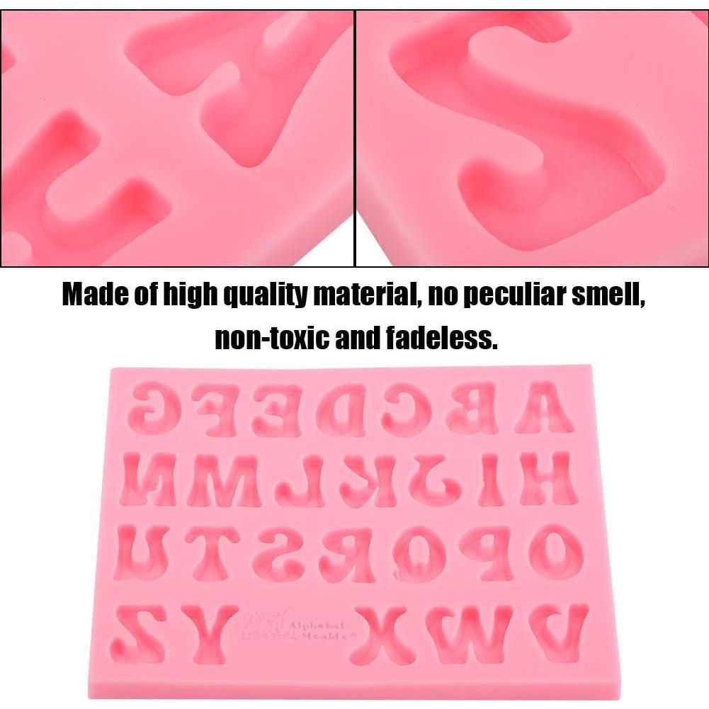 Molde de Silicona para Hornear Chocolate 3D Letras Hilitand