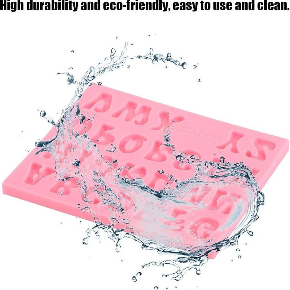 Molde de Silicona para Hornear Chocolate 3D Letras Hilitand