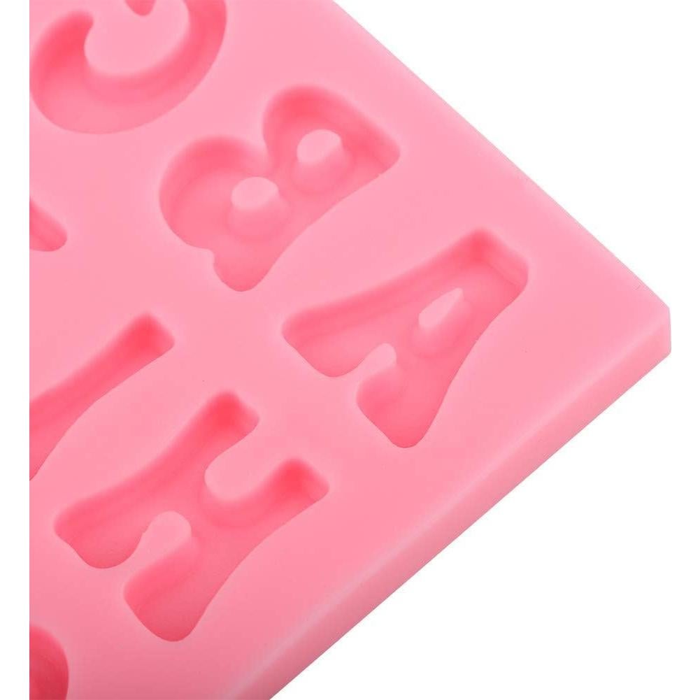 Molde de Silicona para Hornear Chocolate 3D Letras Hilitand