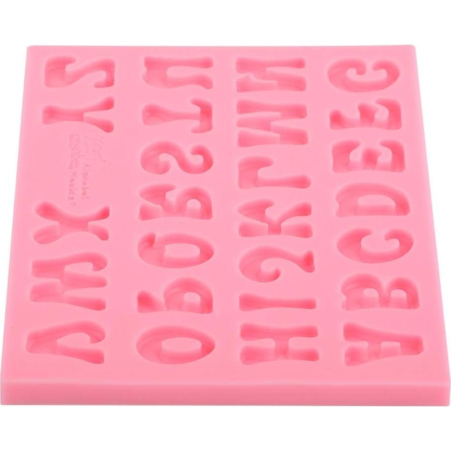 Molde de Silicona para Hornear Chocolate 3D Letras Hilitand