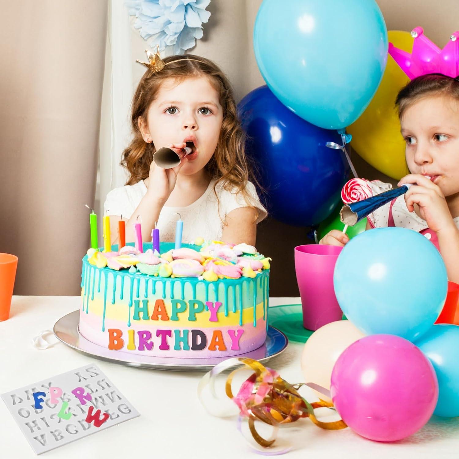 Moldes de Silicona APLZGMG para Letras y Números 26+10