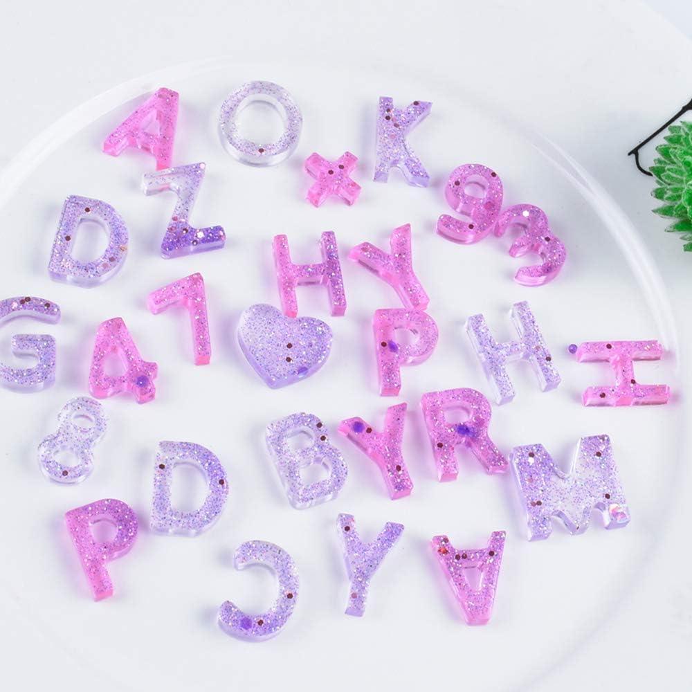 Molde de Silicona Tomorotec para Letras y Números 3D - 200 Piezas