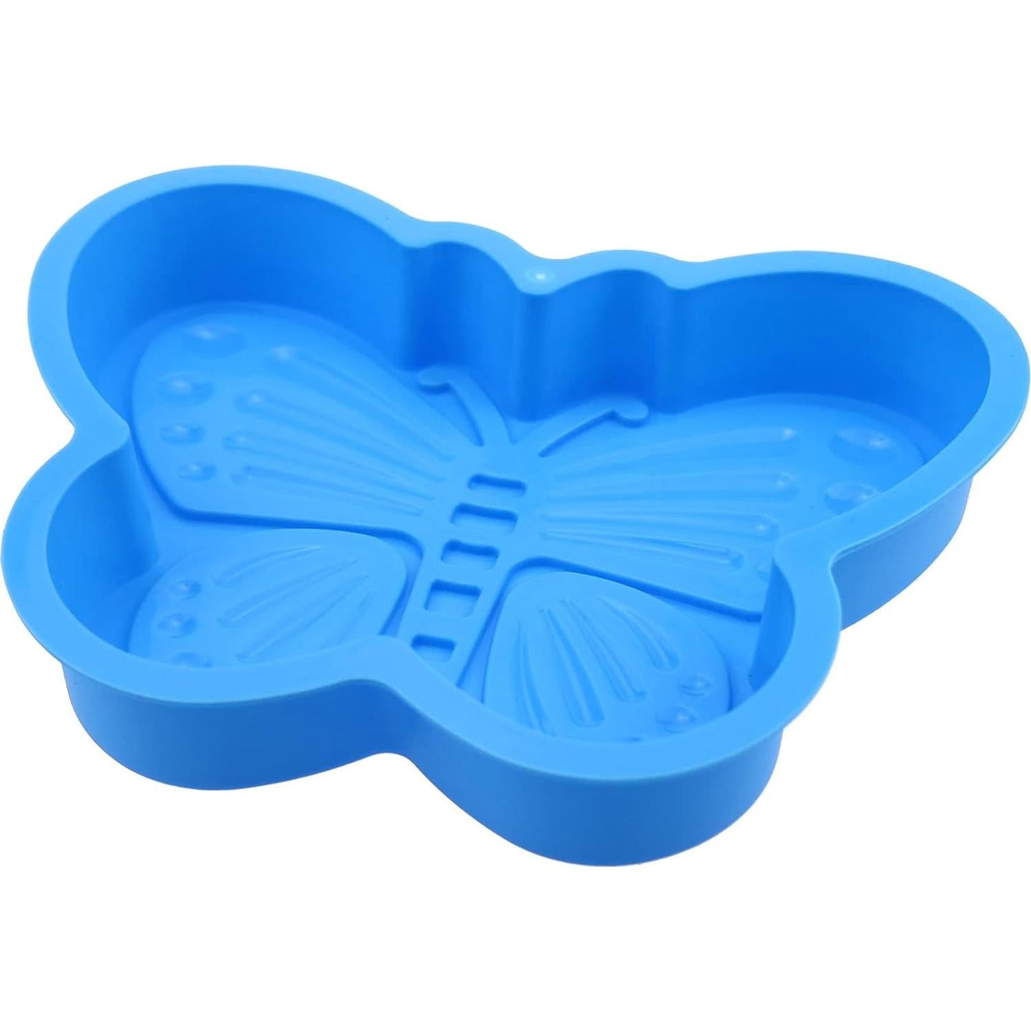 Pack 2 Moldes Silicona Mariposa 3D DIYstore 16x13x2.5cm